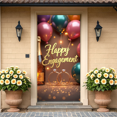thumbnail image 3 of Engagement Celebration Decorations Party Sparkling Backdrop Balloons Anniversary Festive Event Wedding Background Banner Celebration Props, 3 of 4