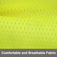 thumbnail image 5 of Gilet de Course Réfléchissant avec Sangle Réglable et Trous Respirants, Gilet de Sécurité Ultrafin Léger avec Haute Visibilité 360° pour Course, Jogging, Cyclisme, Randonnée, Marche, Jaune, 5 of 5