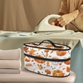 thumbnail image 2 of HELLHERO Pumpkin and Maple Leaves Travel Iron Carrier Bag Universal for Most Iron Garment Steamer Box Travel Steamer Holder for Clothing Ironing Machines, Case Only, 2 of 6