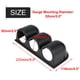 thumbnail image 5 of Soporte para medidor de tablero negro universal 52 mm/2 pulgadas triple orificio 3 orificios ANGGREK Otros, 5 of 8