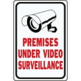 thumbnail image 3 of Hy-Ko 18 x 12 Heavy-Duty Aluminum Sign, Premises Under Video Surveillance HW-201, 3 of 3