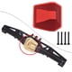 thumbnail image 3 of Cubierta del diferencial del eje 1:6, piezas de coche, carcasa de la cubierta del diferencial para Axial SCX6 Axi05000 rojo, 3 of 5