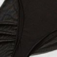 thumbnail image 4 of WREESH Womens Bikini Set with Sarong Bathing Suit Beach Cover Up Wrap Skirt Solid Bikini Strap Bikini Deep V Split Swimsuit Set Three-Piece Swimming Suit Black, 4 of 8