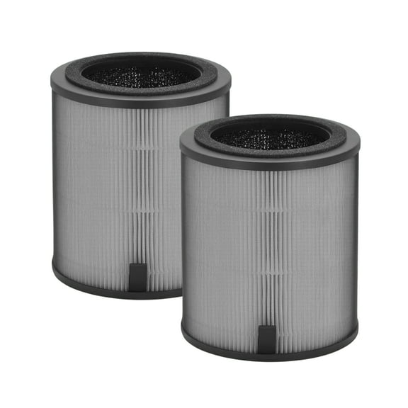 Nispira JF100 Replacement Filter for Jafända Air JF100 Purifier 3 Stage Filtration True HEPA Activated Carbon, 2 Packs