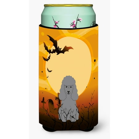 

Carolines Treasures BB4334TBC Halloween Poodle Silver Tall Boy Beverage Insulator Hugger Tall Boy multicolor