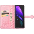 thumbnail image 4 of for Samsung Galaxy Z Fold 3 5G Cartoon Cute Wallet Case,Cat Dog Style Flip Phone Cover with ID Card Holder PU Leather Cases for Samsung Galaxy Z Fold 3 5G MG Pink, 4 of 14