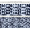 thumbnail image 4 of Soimoi Geometric Print Waterproof Fabric | Outdoor Material by the Yard | Tear-Resistant, UV Safe | Great for Bags, Rainwear, Covers & Curtains, Awning Cover Cloth - Blue, 4 of 7