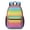 Black-3, variant on 17 Inch Lightweight Backpack,PVC Waterproof Oxford Fabric, Ergonomically Designed, with Large Capacity, Vibrant Rainbow Print