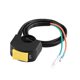 thumbnail image 2 of Motorcycle 7/8inch Handlebar Mount LED Headlight On/Off Switch with Yellow Button, 2 of 3