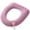 Pink 【1x Toilet Cover】, variant on Polyester Toilet Seat Cushion Heater Pad with Soft Warm Cushion for Comfort and Warmth Non-Slip Bathroom Toilet Lid Cover for Enhanced Bathroom Comfort and Cozy Home Use Sopatenor