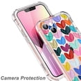 thumbnail image 4 of iphone 13 6.1 Inch Colorful Butterfly Case Compatible with iPhone 13,Aesthetic Art Design TPU Full Cover Shock-proof Case, 4 of 5