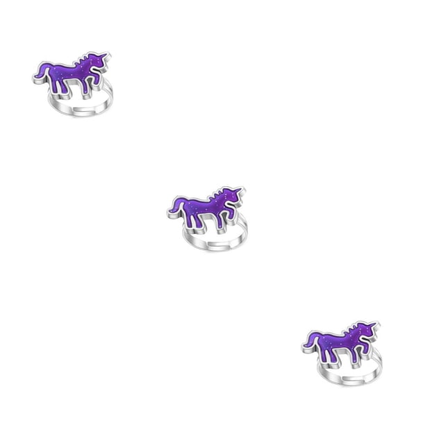 Minnieouse Anillos de humor Diferentes estilos No es fácil de romper Moda retro Joyería de temperatura cambiante Diseño único Pequeño Type1 NO1