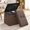 Brown-17"D x 13"W x 13"H, variant on Black 43"D x 15"W x 15"H Fireproof Waterproof Storage Ottoman Bench with Lock