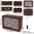 thumbnail image 2 of Cash Vault Wooden Savings Box, 2024 New Wooden Cash Saver Money Box, Cash Saver Box, Coin Counter Piggy Bank, Money Box with Counter, Wooden Money Box with Money Target and Numbers, 2 of 7