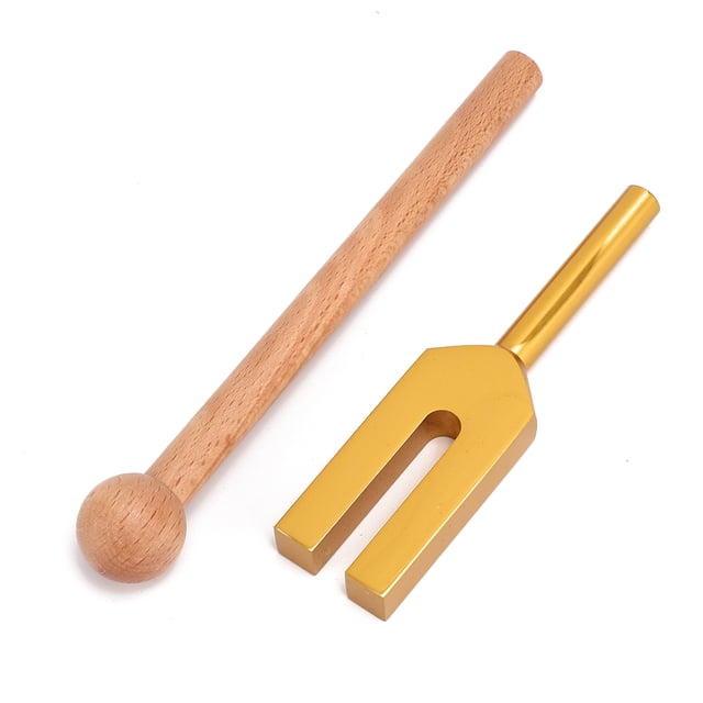 Tenedor de Afinación ANGGREK C-4096 Aluminio Meditación Acupoint Masaje Yoga Oro