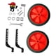 thumbnail image 2 of Ruedas de entrenamiento para bicicleta infantil, resistentes, universales, para 12", 14", 16" y 18" rojo, 2 of 9