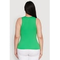 thumbnail image 5 of Womens Plus Size Basic Crew Neck Tank Top, 5 of 5