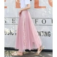 thumbnail image 3 of ORUYROP Long Arc-en-Ciel une Ligne Tulle Jupe Étagée Jupon (Tulle), 3 of 6