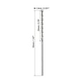 thumbnail image 2 of Uxcell Solid Carbide Left Hand Spiral Flutes Twist Drill Bits for Stainless Steel 1.3mm, 2 of 5