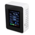 thumbnail image 1 of Air Quality Monitor, Indoor Air Quality Detector for CO2, HCHO, TVOC, Temperature and Humidity, Multifunctional Air Pollution Detector, Indoor Air Quality Meter, 1 of 7