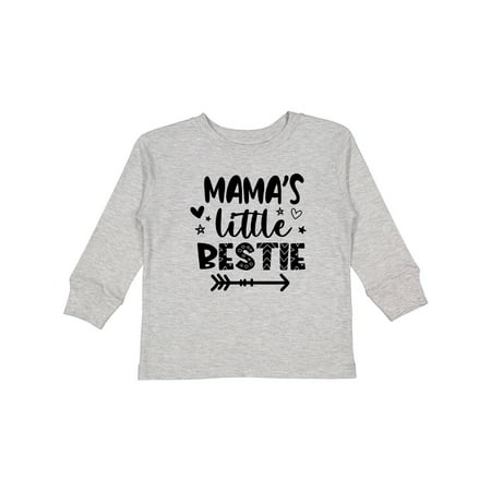 

Inktastic Mama s Little Bestie with Arrow and Hearts Gift Toddler Boy or Toddler Girl Long Sleeve T-Shirt
