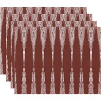 Simply Daisy Peace 1 Geometric Print Placemat, Set of 4