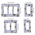 thumbnail image 2 of Yayeee Rocker Switch Wall Plate 1-Gang 4.6"x2.9" Home Decorative Outlet Cover, Purple Otters Pattern, 2 of 6