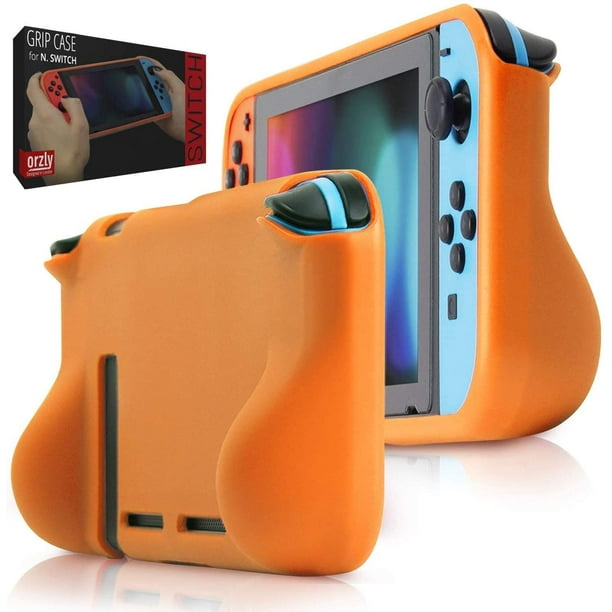 Orzly Grip Case pour Nintendo Switch - Coque arrière de protection pour une  utilisation sur la console Nintendo Switch dans la manette de jeu portable  