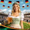 thumbnail image 7 of UJNDER Women's Oktoberfest Light High Elegant Sophisticated Headband Fashion Headbands for Women,04_Blue,One Size, 7 of 7