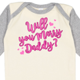 thumbnail image 4 of Inktastic Will You Marry Daddy Boys or Girls Long Sleeve Baby Bodysuit, 4 of 5