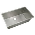 thumbnail image 6 of Design House Rectangular Single Bowl 32x18x10-inch 18-Gauge Undermount Stainless Steel Kitchen Sink Combo with Sink, Roll-Up Drying Rack and Drain Strainer Basket, 6 of 13