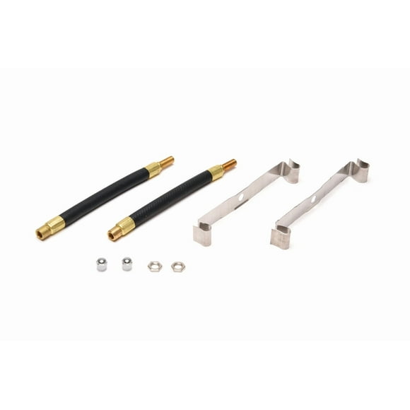 Wheel Master Valve Stem Extension 8007 7 Inch Straight; Ply Rubber; Hand Hole Mount; Set Of 2