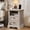 Light Rustic Oak, variant on KeyWhat Farmhouse 2-Drawer Nightstand with Charging Station, 18" Wooden End Table for Bedroom, Living Room, Antique White