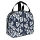 thumbnail image 2 of Easygdp White Leaves Bolsa Térmica Premium - Tela Oxford Impermeable, Gran Capacidad, Bolsillo Frontal, Unisex para Trabajo, Escuela, Actividades al Aire Libre y Picnics, 2 of 8