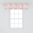 thumbnail image 2 of Ambesonne Cherry Blossom Window Valance, Sakura 3D Design, 54" X 12", Dark Taupe and Rose, 2 of 3