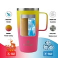 thumbnail image 3 of 20 oz Stainless Steel Insulated Tumbler with Handle, Thermal Travel Coffee Mug with Lid and Straw, 3 of 6