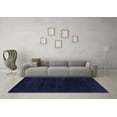 thumbnail image 3 of Ahgly Company Indoor Round Abstract Blue Contemporary Area Rugs, 7' Round, 3 of 4
