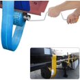 thumbnail image 2 of Enrouleur de Sangle, 2 Pcs Enrouleur de Sangle 17 Pouces pour Remorque à Plateau, Enrouleur à Main en Acier Inoxydable pour Enrouler les Sangles Portable pour Treuil, Jaune, 2 of 7