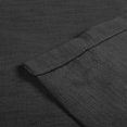 thumbnail image 5 of TWOPAGES Cotton Blend Curtain Room Darkening Pinch Pleat Textured Curtain for Bedroom, 1 Panel, 52"x108L, Black, 5 of 5
