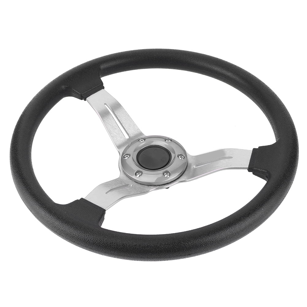 Racing Steering Wheel 350mm Steering Wheel 14in Universal Steering Wheel Racing Car PU Leather