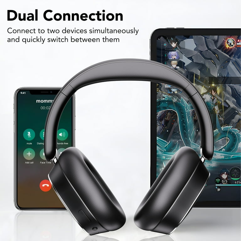 ヘッドホン NOISE CANCELLD PLAYTIME EXTENDED 53dB Hybrid Active Noise Cancellation Bluetooth Headphones