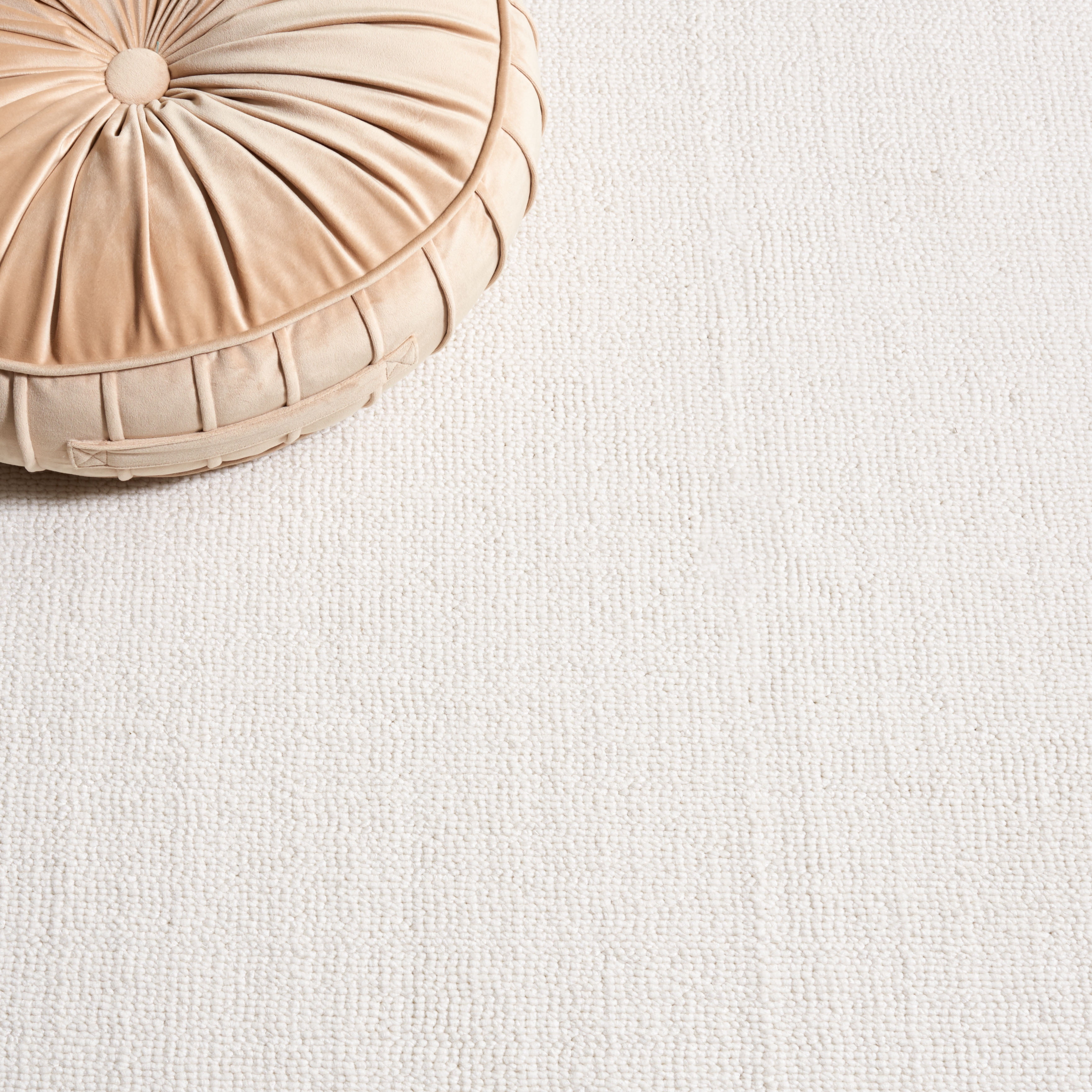 Safavieh River Randa Solid Polyester Area Rug, Ivory, 3' x 5'