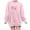 Pink, variant on Crewneck Sweatshirts for Women Print Oversized Loose Breast Cancer Tops Drop Shoulder Casual Pullover Shirts(Coffee XXL)