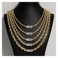 thumbnail image 3 of Rope Chain Necklace 14K Yellow Gold, Adult Unisex, ALL SIZES - Goldum NYC, 3 of 10