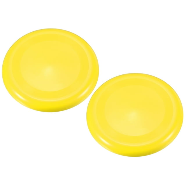 Disco volador de 9 pulgadas, 65 gramos, disco de entrenamiento deportivo, amarillo, paquete de 2