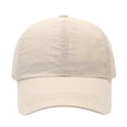thumbnail image 3 of Quick Dry Mesh Baseball Cap, Breathable Sport Running Hat for Men and Women, Adjustable Sun Hat for Hiking, Cycling, Fishing, and Outdoor Activities Beige, 3 of 10