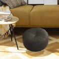 thumbnail image 6 of kowaku Floor Cushion Floor Pillow Round Japanese Outdoor Patio Cushion Tatami Cushions for Bedroom Indoor Chair black, 6 of 9