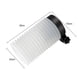 thumbnail image 4 of Taladro De Goma Tapa Del Colector De Polvo Martillo Eléctrico De Goma Blanco Tazón De Ceniza Cubo Sunnimix Taladro colector de polvo cenicero, 4 of 7
