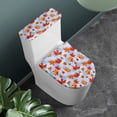 thumbnail image 2 of HELLHERO Maple Leaf Pattern Fits All Toilet Shapes Toilet Seat Cover & Easy Care Adjustable Elastic Edge with 2 Piece Toilet Lid Cover, 2 of 8