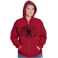 thumbnail image 3 of Hold Fast Freedom Flag Skull Bones Zip Up Hoodie Men's Women's Brisco Brands S, 3 of 6